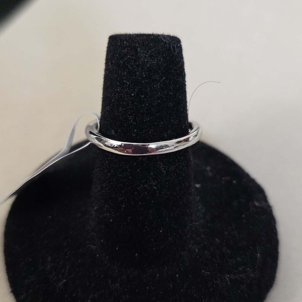 Pretty Silver White Gold Filled Ring Pink Purple Stones - Picture 7 of 10